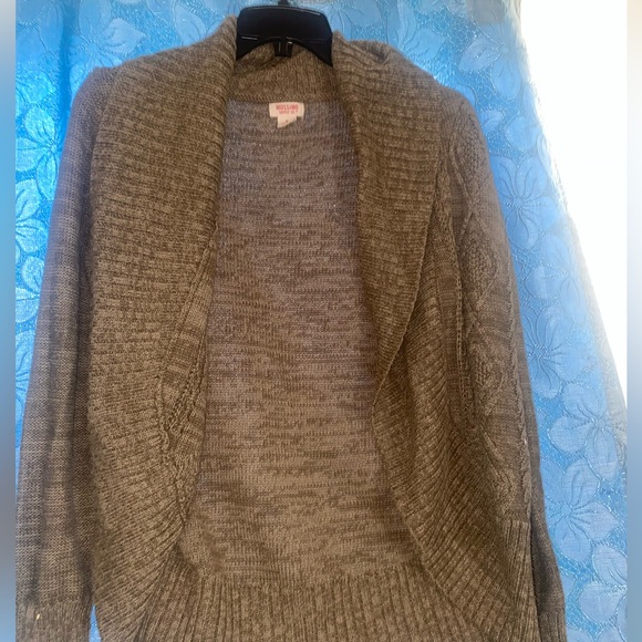 Green Mossimo open front cardigan sweater - Picture 2 of 5